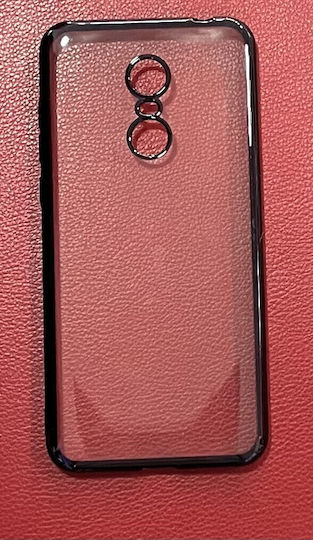 iNOS Electroplate Back Cover Σιλικόνης 0.3mm Μαύρο (Redmi 5 Plus)