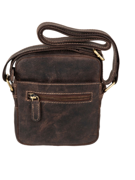 Leather Men's Bag Shoulder / Crossbody Brown