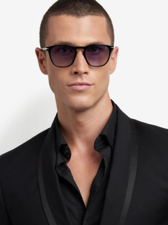David Beckham Men's Sunglasses with Yellow Plastic Frame and Green Lens DB 1160/S 40G/QT