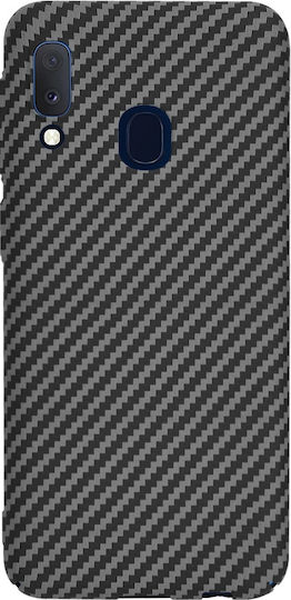 Techsuit Back Cover Black (Galaxy A20e)