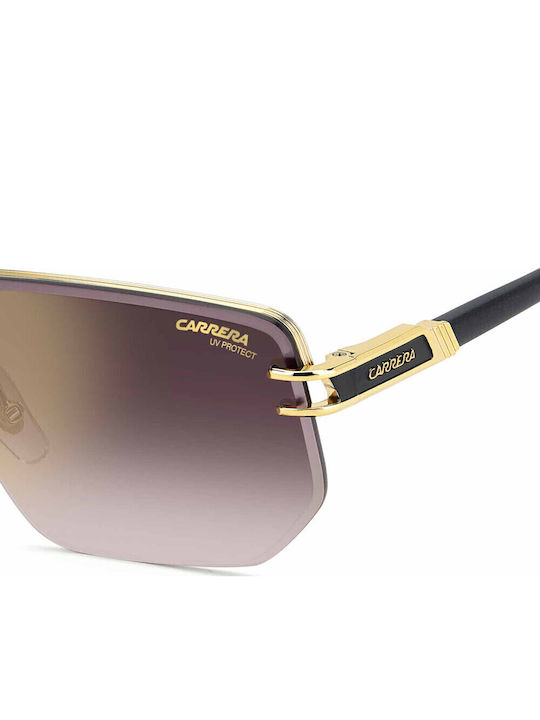 Carrera Unisex Sunglasses with Gold Metal Frame and Pink Gradient Lens 1070/S I46/YK