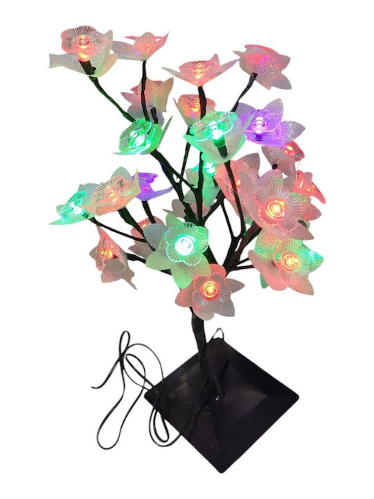 Christmas Decorative Illuminated Cherry Tree Natural Appearance 40cm Black Tree
