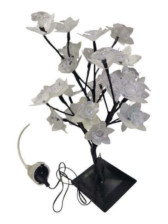 Christmas Decorative Illuminated Cherry Tree Natural Appearance 40cm Black Tree
