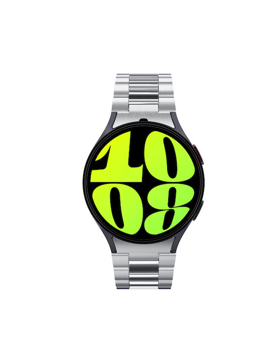 Spigen Modern Fit 316l Λουράκι Ανοξείδωτο Ατσάλι Ασημί (Samsung Galaxy Smartwatch 7, Watch 6 Classic, Watch 6)