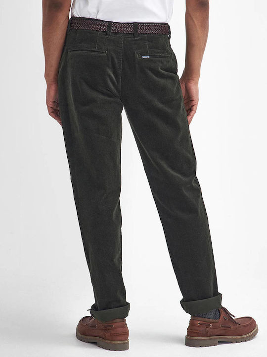Barbour Παντελόνι Dark Green