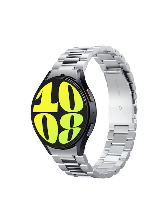 Spigen Modern Fit 316l Λουράκι Ανοξείδωτο Ατσάλι Ασημί (Samsung Galaxy Smartwatch 7, Watch 6 Classic, Watch 6)
