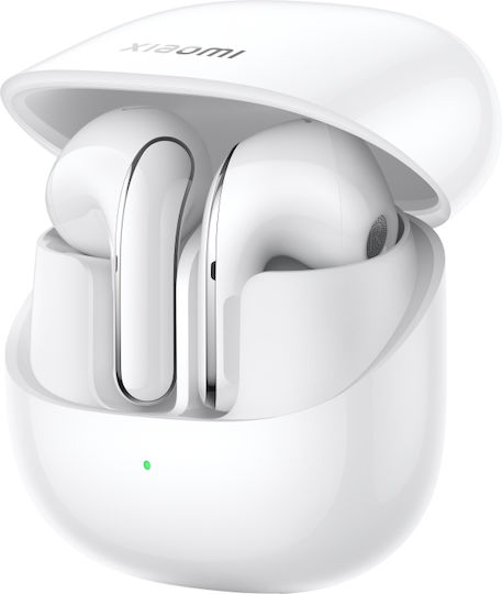 Xiaomi Buds 5 Bluetooth Handsfree Căști cu Rezistență la Transpirație și Carcasă de Încărcare Alb