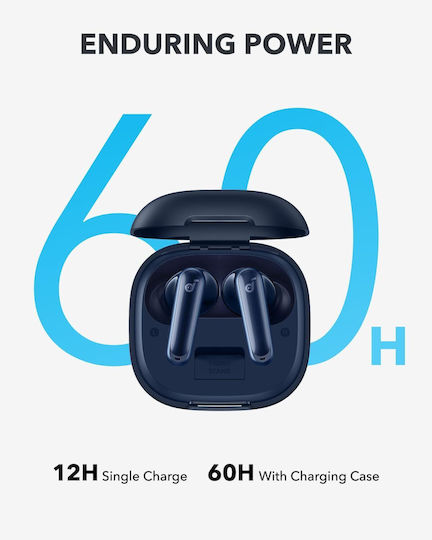 Soundcore by Anker P40i In-ear Bluetooth Handsfree Earphones with Sweat Resistance and Charging Case Blue