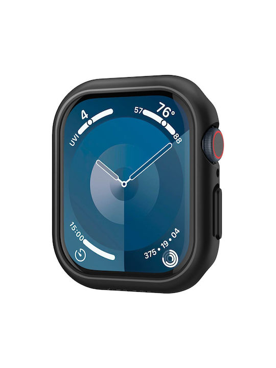 Spigen Thin Fit Plastikhülle in Schwarz Farbe für Apple Watch 10 42 mm