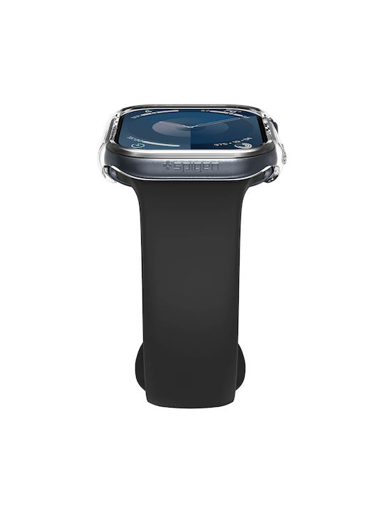 Spigen Thin Fit Plastic Case in Transparent color for Apple Watch Series 10 46mm