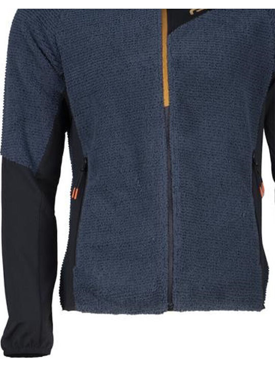 Herren Fleecejacke Petrol