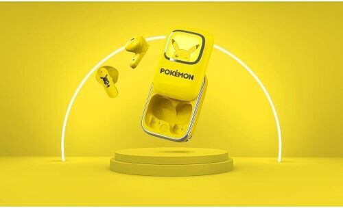 OTL Pokemon Pikachu Slide In-ear Bluetooth Handsfree Căști cu Carcasă de Încărcare Galben