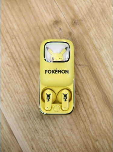 OTL Pokemon Pikachu Slide In-ear Bluetooth Handsfree Căști cu Carcasă de Încărcare Galben