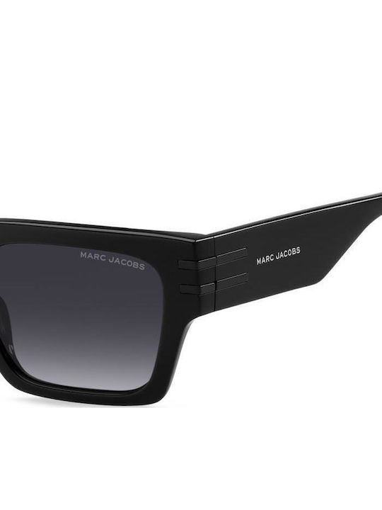 Marc Jacobs Unisex Γυαλιά Ηλίου με Μαύρο Κοκκάλινο Σκελετό και Γκρι Ντεγκραντέ Φακό Marc 787/S 807/9O