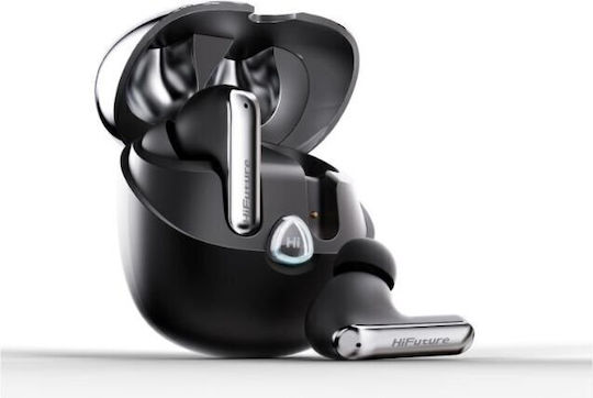 HiFuture Sonicair In-ear Bluetooth Handsfree Ακουστικά με Αντοχή στον Ιδρώτα και Θήκη Φόρτισης Μαύρα