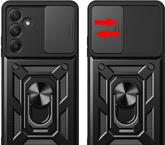 Techsuit Camshield Back Cover Plastic / Silicone Blue (Galaxy A55)