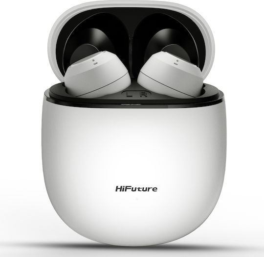 HiFuture Olymbuds3 Bluetooth Handsfree Earphones with Charging Case White