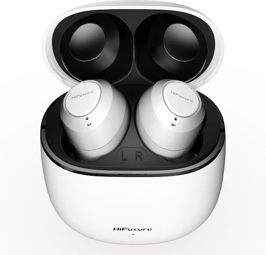 HiFuture Olymbuds3 Bluetooth Handsfree Earphones with Charging Case White