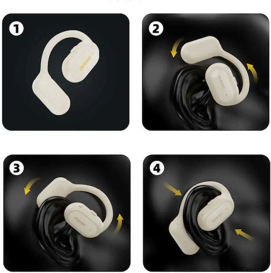 Dudao U4A Open Ear Bluetooth Handsfree Earphone with Sweat Resistance White