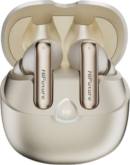 HiFuture Sonicair In-Ear Bluetooth-Freisprecheinrichtung Kopfhörer mit Schweißresistenz und Ladeetui Gold