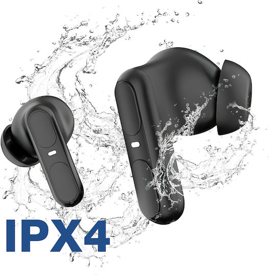 Blue Star BK31 In-ear Bluetooth Handsfree Căști cu Carcasă de Încărcare Negru