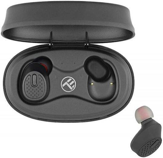 Tellur Mood In ear Bluetooth хендсфри Слушалки с Кутийка за Зареждане Черен