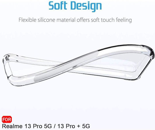 Techsuit Shockproof Clear Back Cover Σιλικόνης Διάφανο (Realme 13 Pro / 13 Pro+)