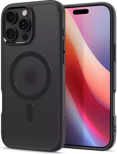 Spigen Ultra Hybrid MagFit Back Cover Plastic Frost Black (iPhone 16 Pro Max)