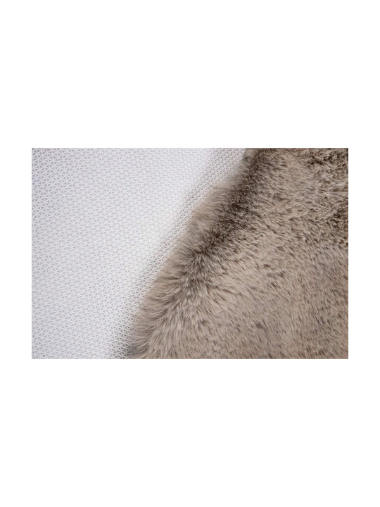 Madi Nordic Bount Teppich Rechteckig Synthetisch,Polyester/Cotton/Leather Beige