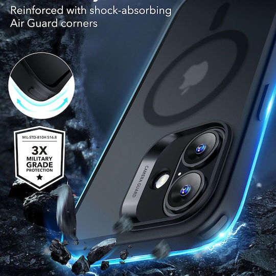 ESR Classic Hybrid Halolock Back Cover Πλαστικό 0.7mm Μαύρο (iPhone 16)