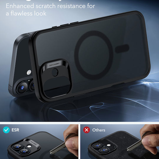 ESR Classic Hybrid Halolock Back Cover Πλαστικό 0.7mm Μαύρο (iPhone 16)