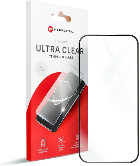 Forcell Ultra Clear Tempered Glass Black (iPhone 13 Pro Max)