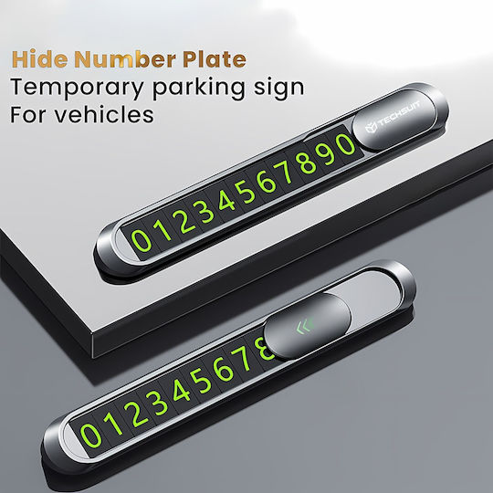 Techsuit Temporary Parking Plate