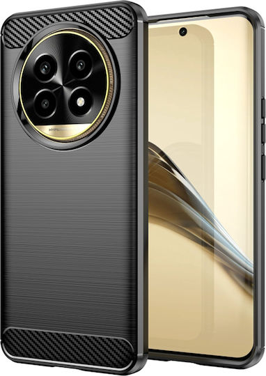 Techsuit Carbon Back Cover Σιλικόνης Μαύρο (Realme 13 Pro / 13 Pro+)