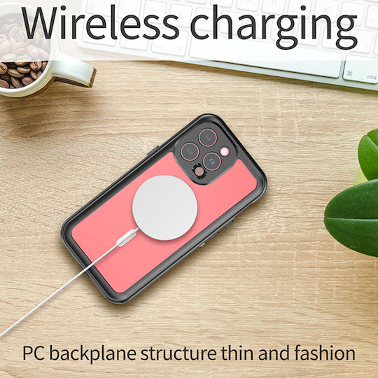 Shellbox 360 Full Cover Silicone / Plastic Waterproof Transparent (iPhone 16 Pro)