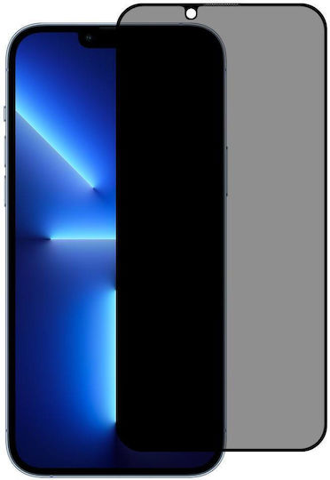 Techwave 5D Vollflächig Gehärtetes Glas Schwarz Für iPhone 17e / 16e / 14 / 13 / 13 Pro