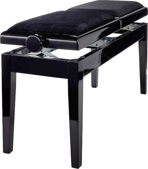 Gewa Deluxe Double Bench За табуретка Пиано Регулируемо М44xШ29xВ45-58см