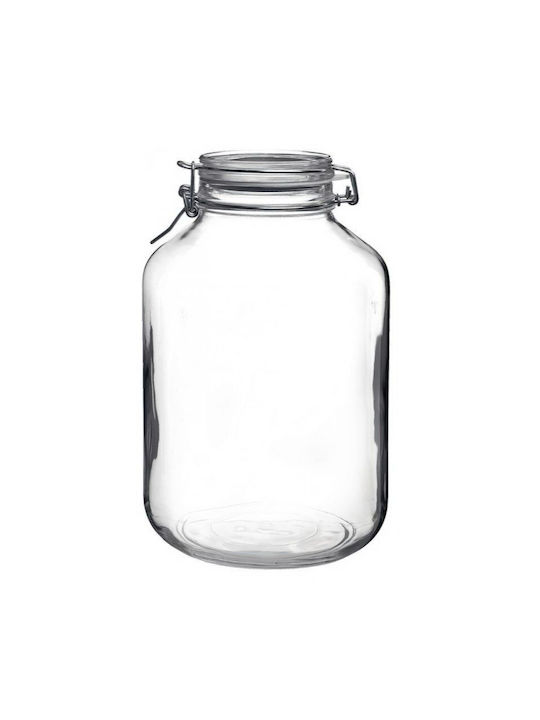 Bormioli Rocco Fido Vase General Use with Airtight Lid Glass Transparent 4000ml