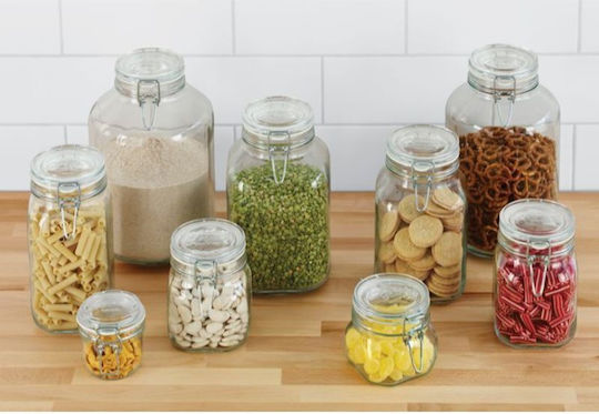 Bormioli Rocco Fido General Use Jar with Airtight Lid Glass Transparent 4000ml