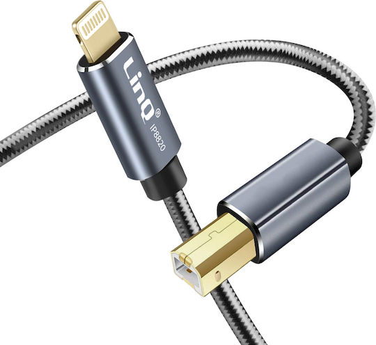 Кабел за принтер Ipad Iphone Usb-b Плетен найлон Linq 1.5м