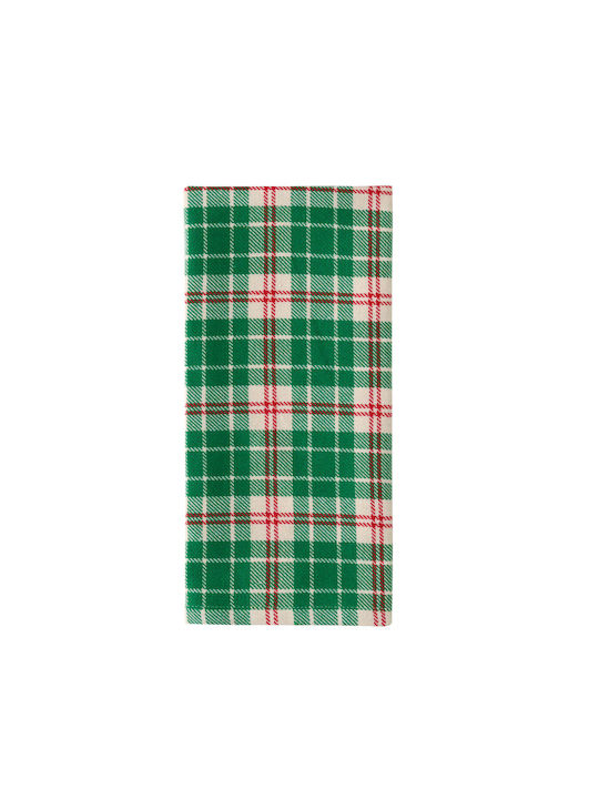 Kentia Fazzy Towel from 100% Cotton in Green Color 40x60cm 3pcs