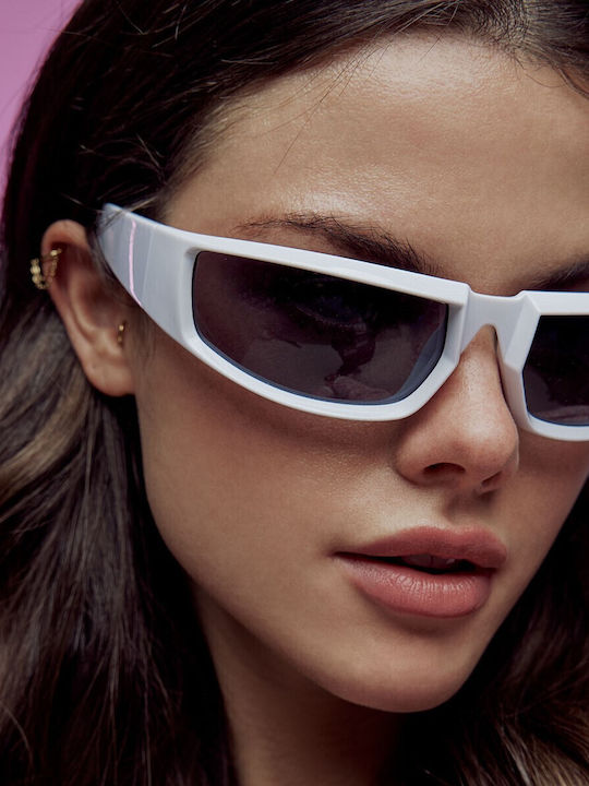 Sole Unisex Sunglasses with Plastic Frame Silver/Black 20917-02