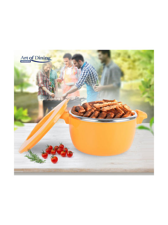 Heinner Nova Lunchbox Inox Orange 8000ml 1Stück