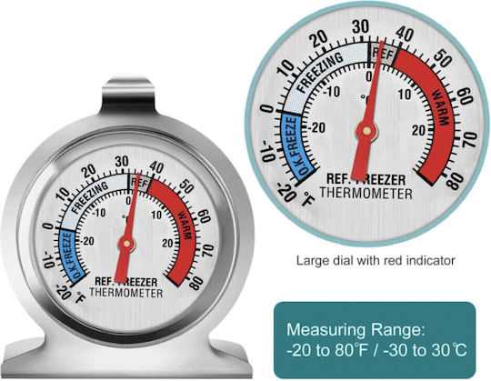 Αναλογικό Θερμόμετρο Ψυγείου -20°C / +80°C