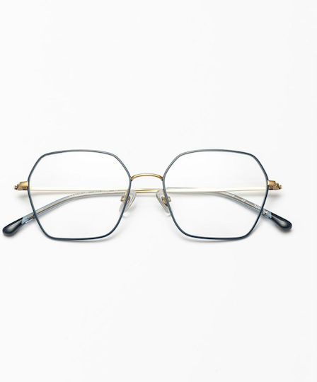 Woodys Barcelona Women's Prescription Eyeglass Frame Blue COURIER C4