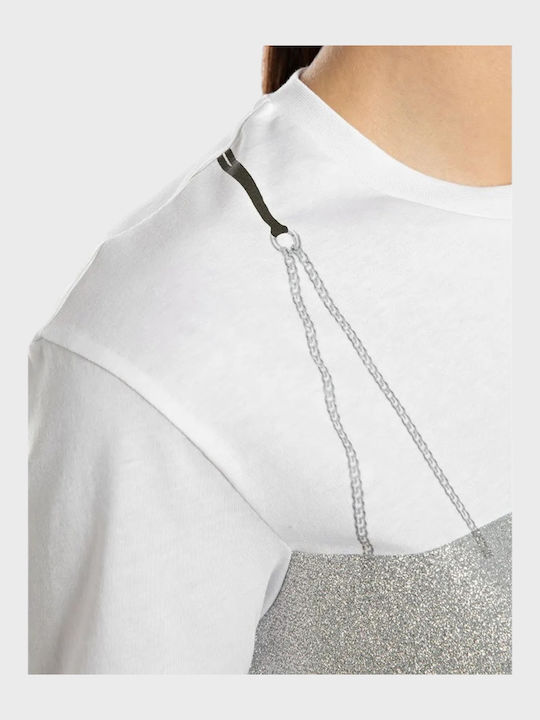 Damen T-Shirt Weiß