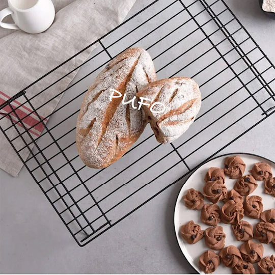 Metallic Support Legs Kitchen Ideal Cooling Cakes Donuts Cake Layers Cookies Biscuits Tiered Model 40 X 25 Cm