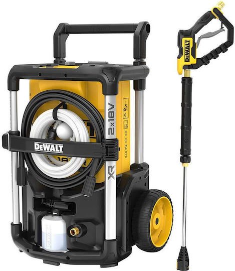 DEWALT Pressure Washer Battery 18V Solo with Pressure 110bar and Metal Pump