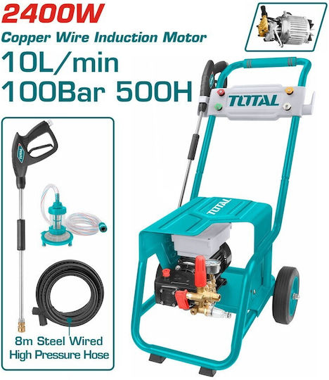 Total Pressure Washer Electric 2400W with Pressure 100bar