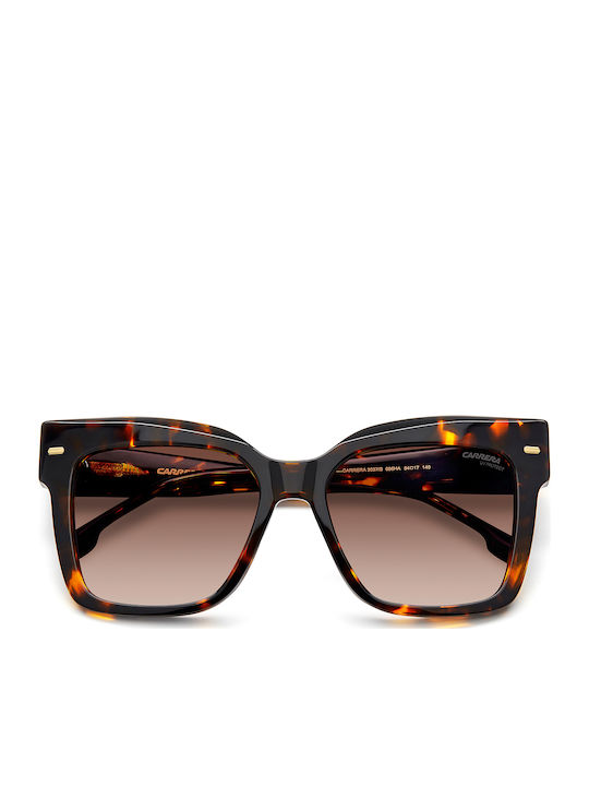 Carrera Women's Sunglasses with Brown Tartaruga Horn-Rimmed Frame and Grey Gradient Lenses 3037/S 086/HA
